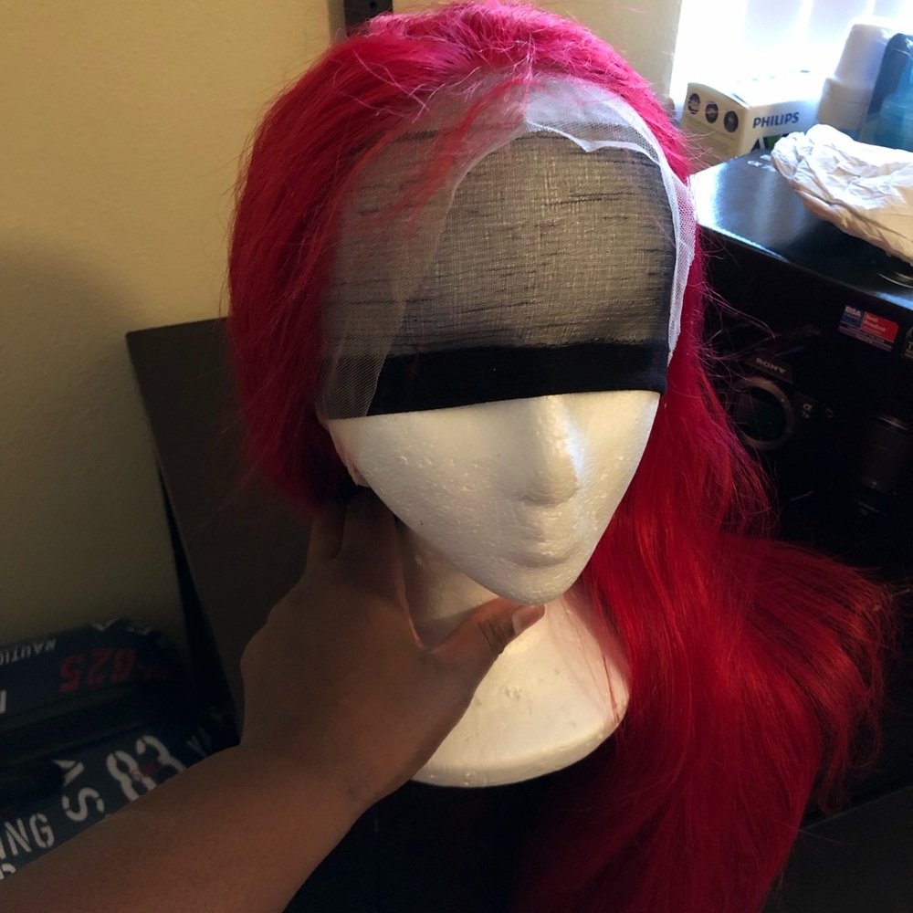 Brand New Red Full-Lace Wig 26 inch